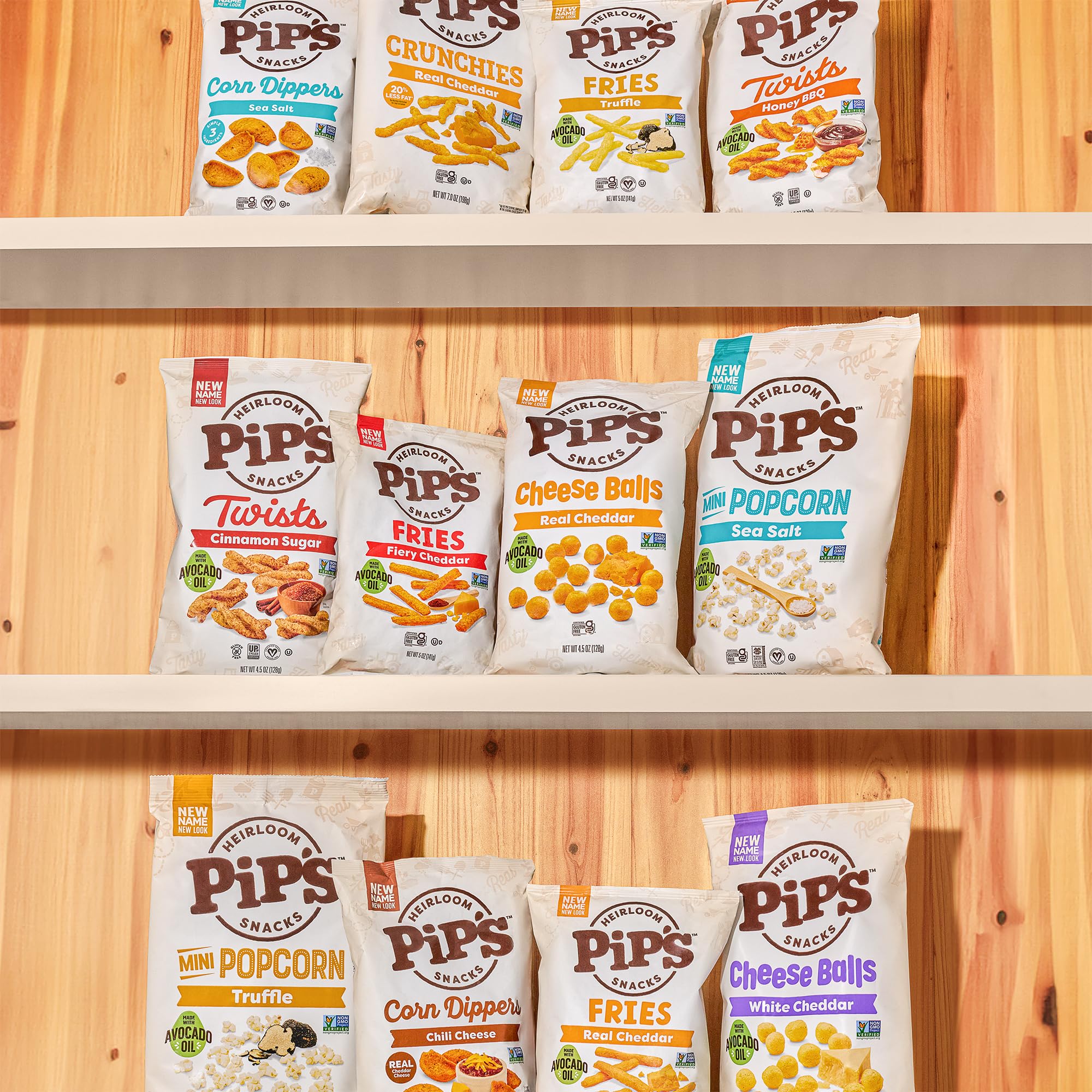 Pipcorn label detail with certifications showing trustworthy ingredient benefit