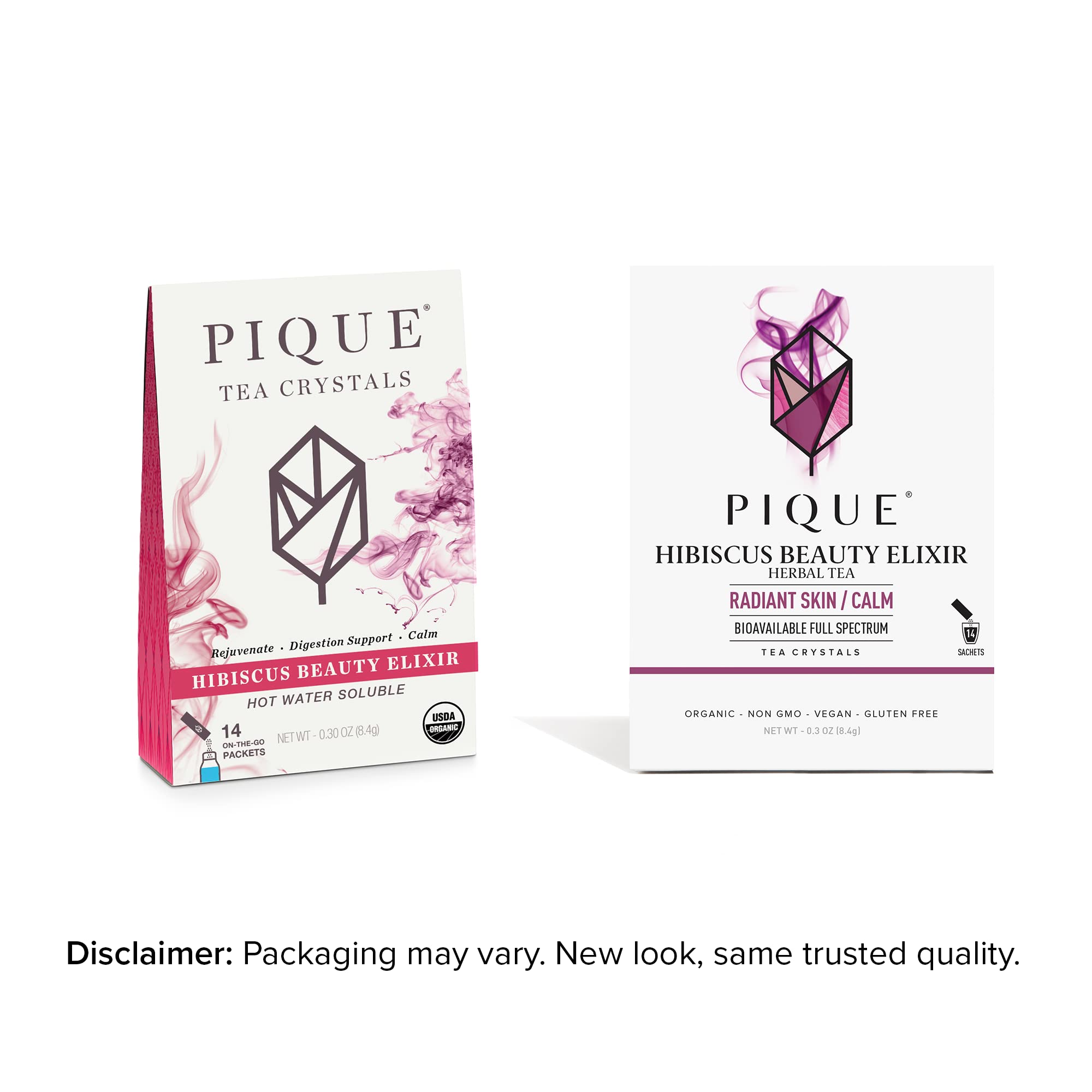 PIQUE single-serve stick closeup highlighting convenience for travel