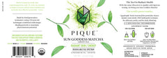 PIQUE whisked matcha in a bowl demonstrating smooth froth and calming ritual