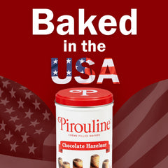Pirouline chocolate-hazelnut cream inside wafer, showing rich filling and flavor appeal