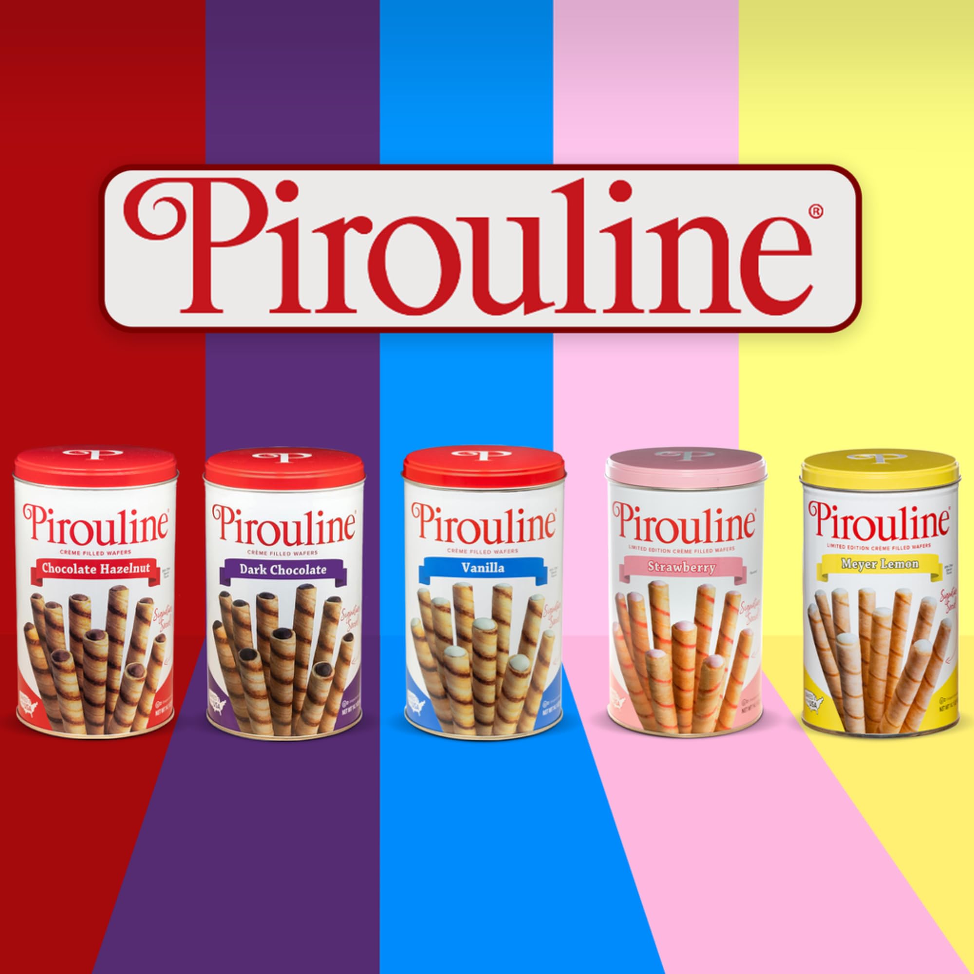 Pirouline wafers beside coffee cup, presenting pairing suggestion and elevated snack experience