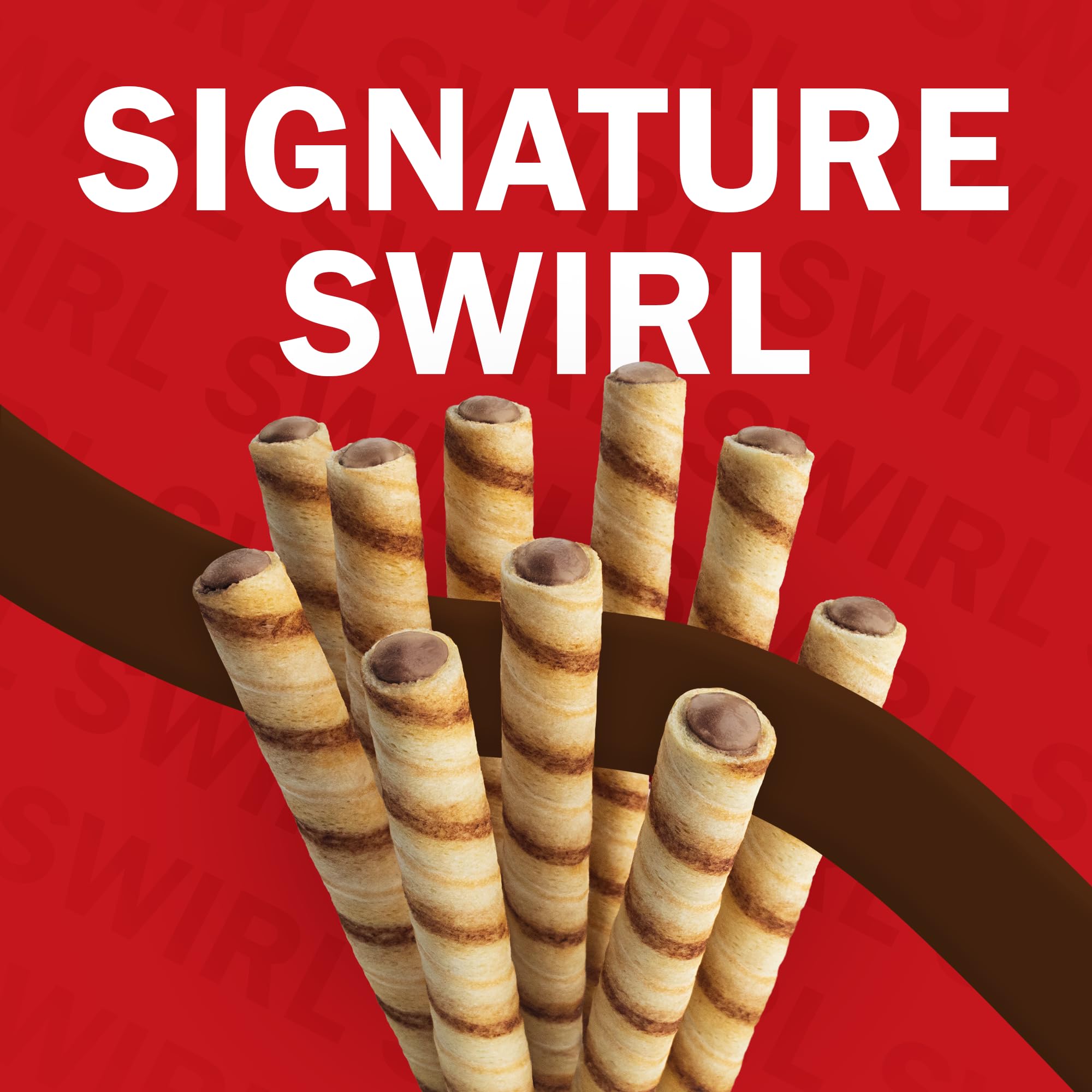 Pirouline wafer perched on coffee cup edge enhancing beverage pairing benefit