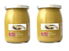 Pistì front packaging glass jars showing twin 600g bottles and premium look