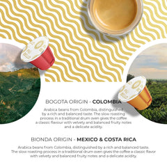 PIU BELLO brewed espresso in cup with crema demonstrating rich extraction