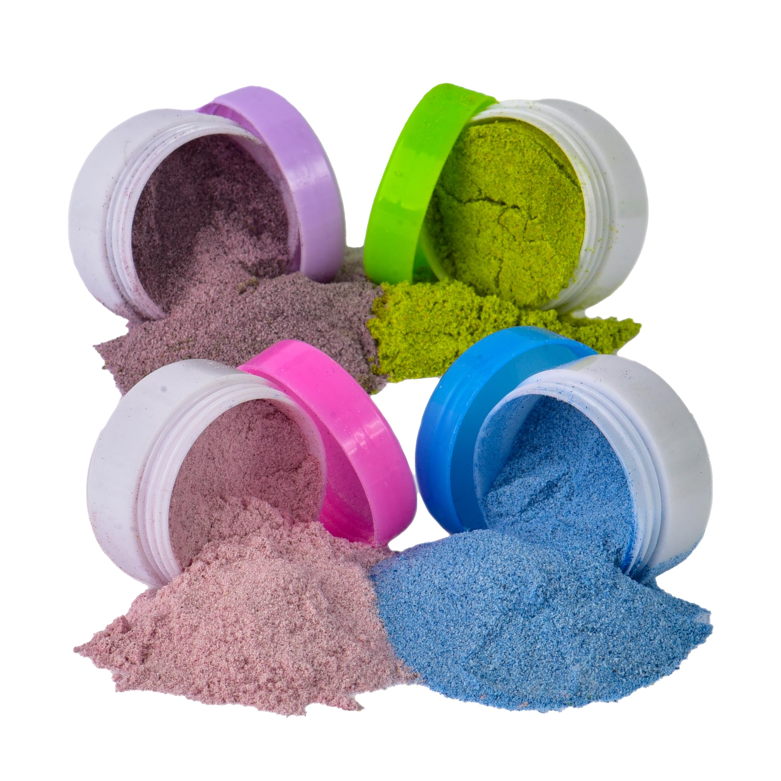Pastel beverage tinted with Pixie Dust blue showing gentle color and no flavor change