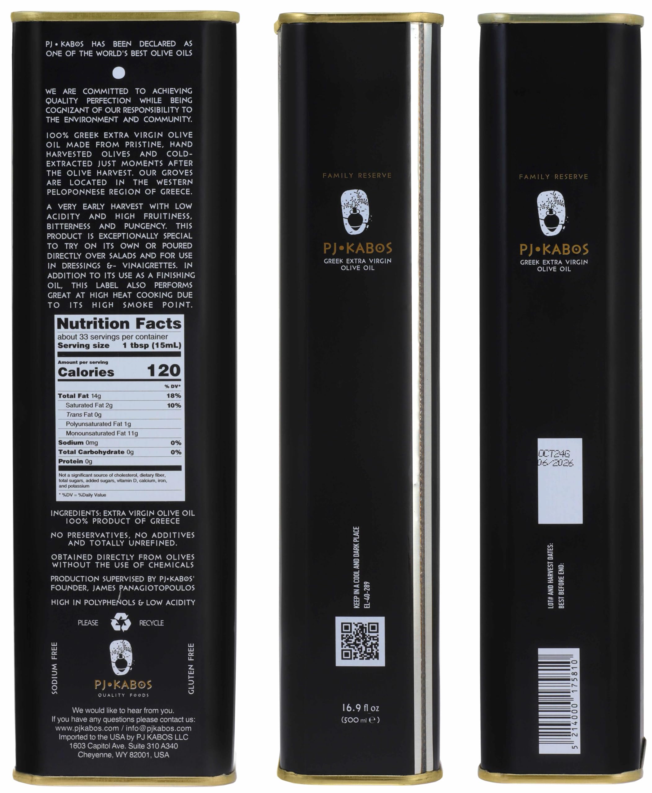 P.J. KABOS pour spout close-up for mess-free pouring and control