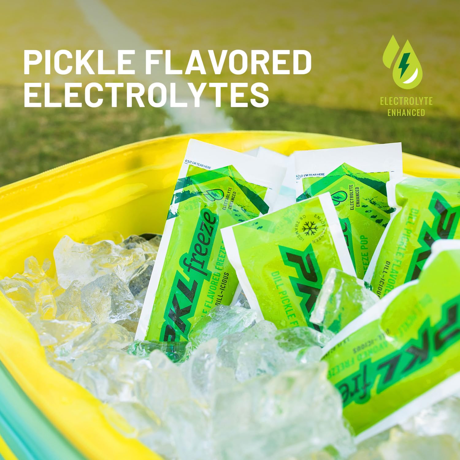 PKLfreeze nutrition label close-up displaying electrolyte information clearly