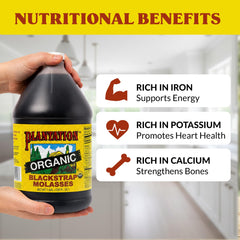 Plantation product label detail with USDA Organic and Kosher certifications visible for trust