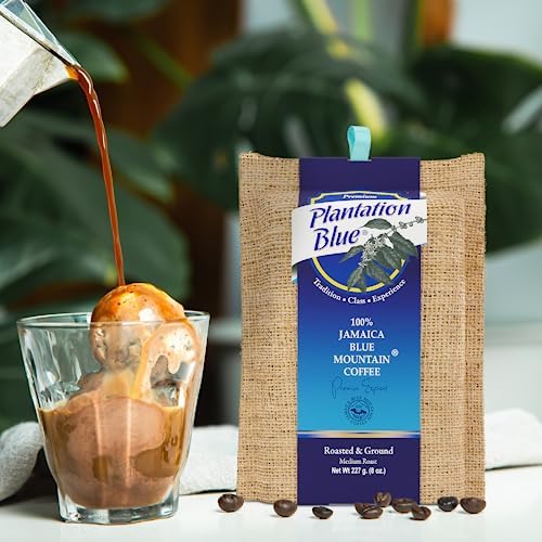 Plantation Blue bag staged on kitchen counter suggesting premium everyday use
