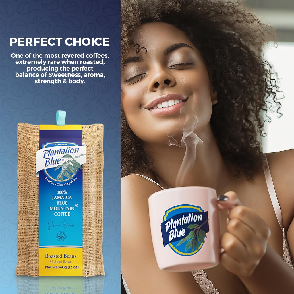 Plantation Blue served at breakfast showing premium tasting experience