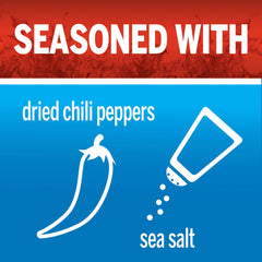 Planters close-up showing chili coating adding bold heat and flavor