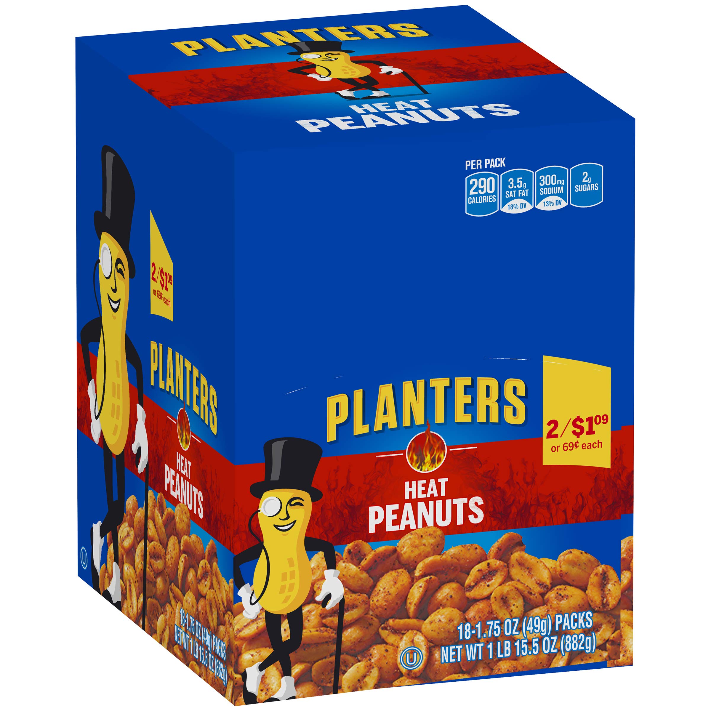 Planters bag on picnic table illustrating outdoor convenient spicy snack