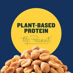 PLANTERS close-up of honey glaze on peanuts highlighting crunchy texture