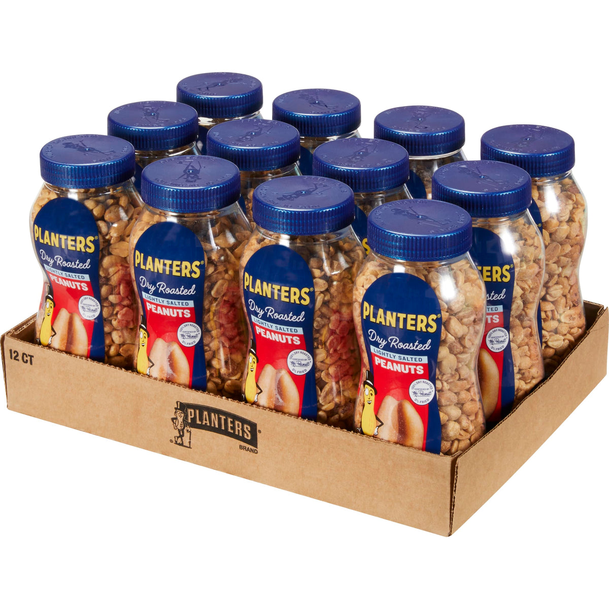 PLANTERS jar front view showing brand and low-sodium benefit