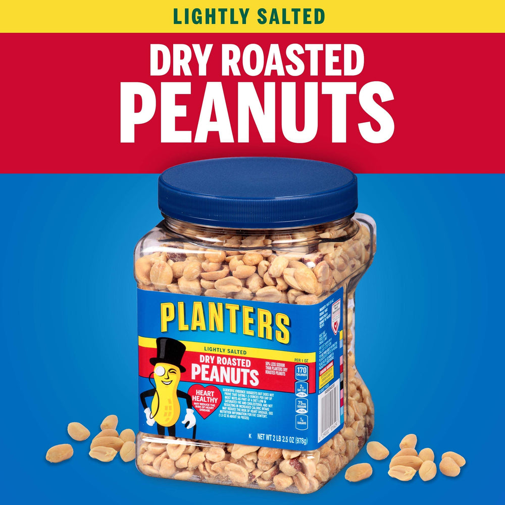 PLANTERS nutrition label zoom showing protein and sodium facts