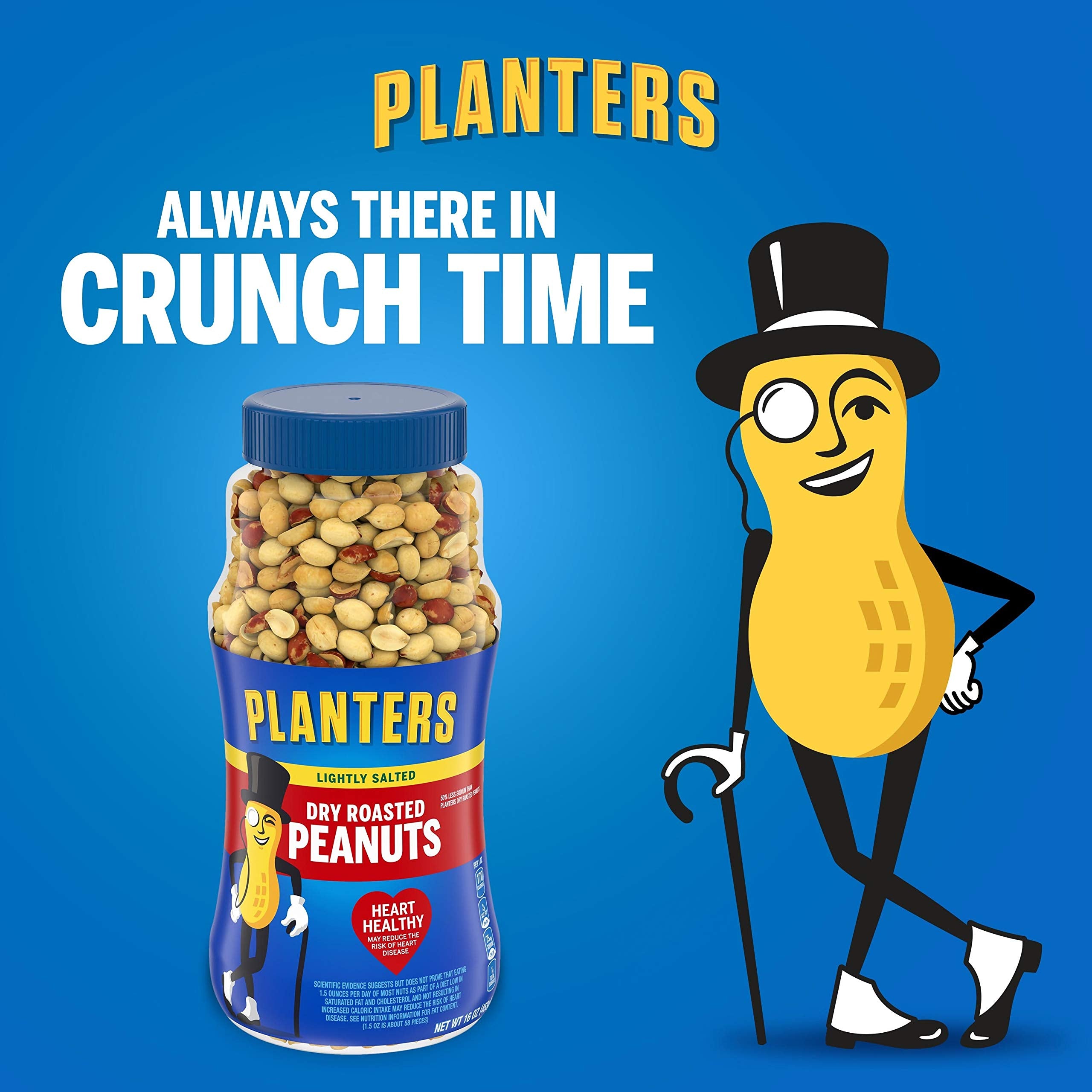 PLANTERS peanuts sprinkled on salad adding texture and flavor