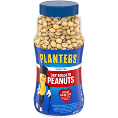 Planters jar front view showing label and resealable lid, brand-packed freshness benefit