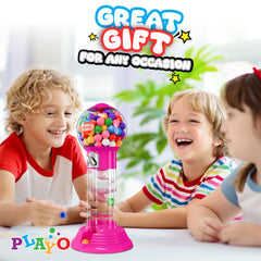 PlayO clear globe spiral track close-up highlighting visual motion entertainment