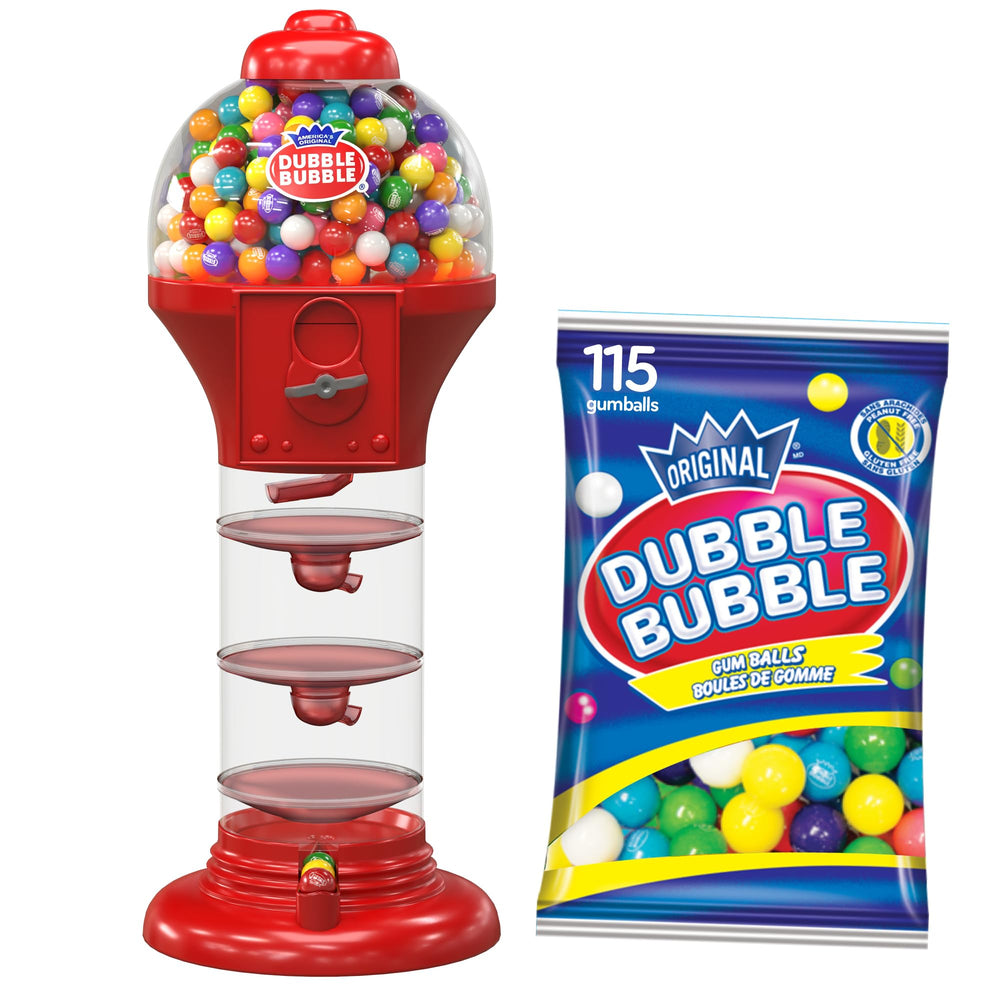 PlayO gumballs scattered showing assorted colors and fruit-flavor variety