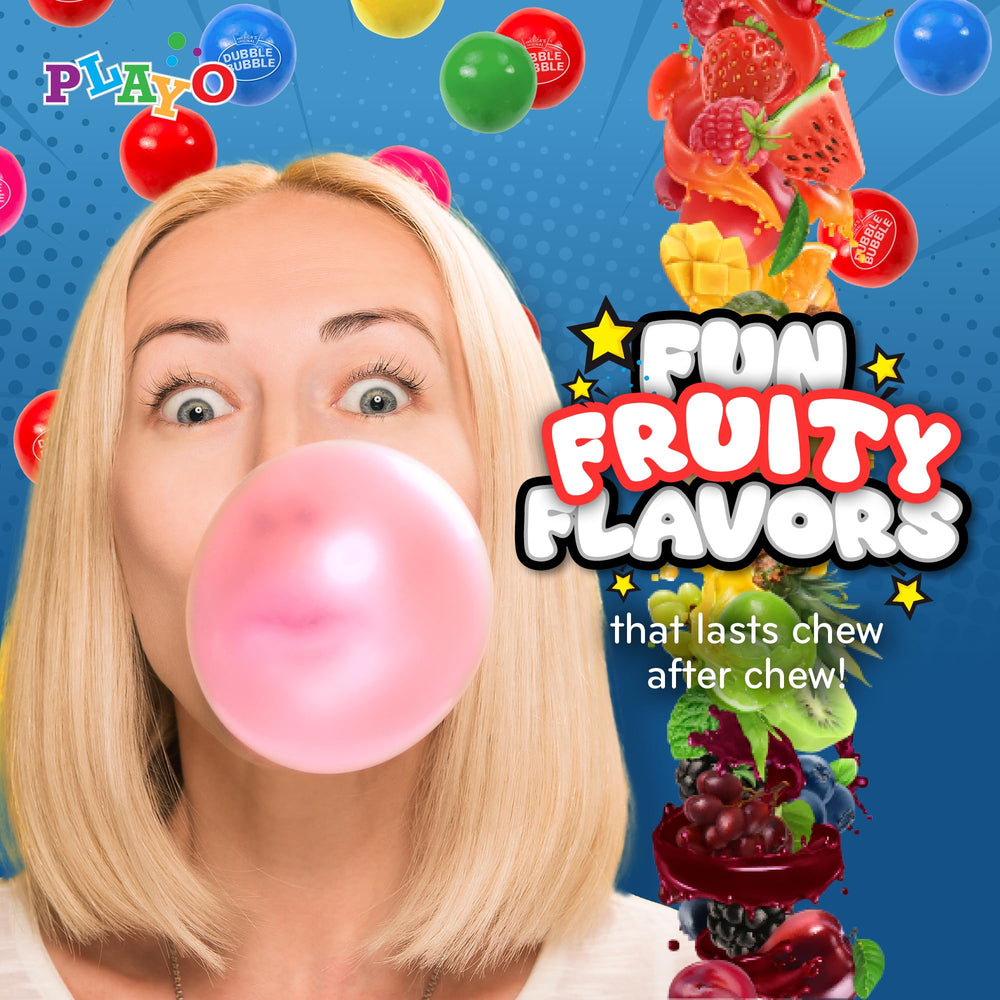 PlayO included 40 gumballs spread in colors showing ready-to-use, flavorful variety