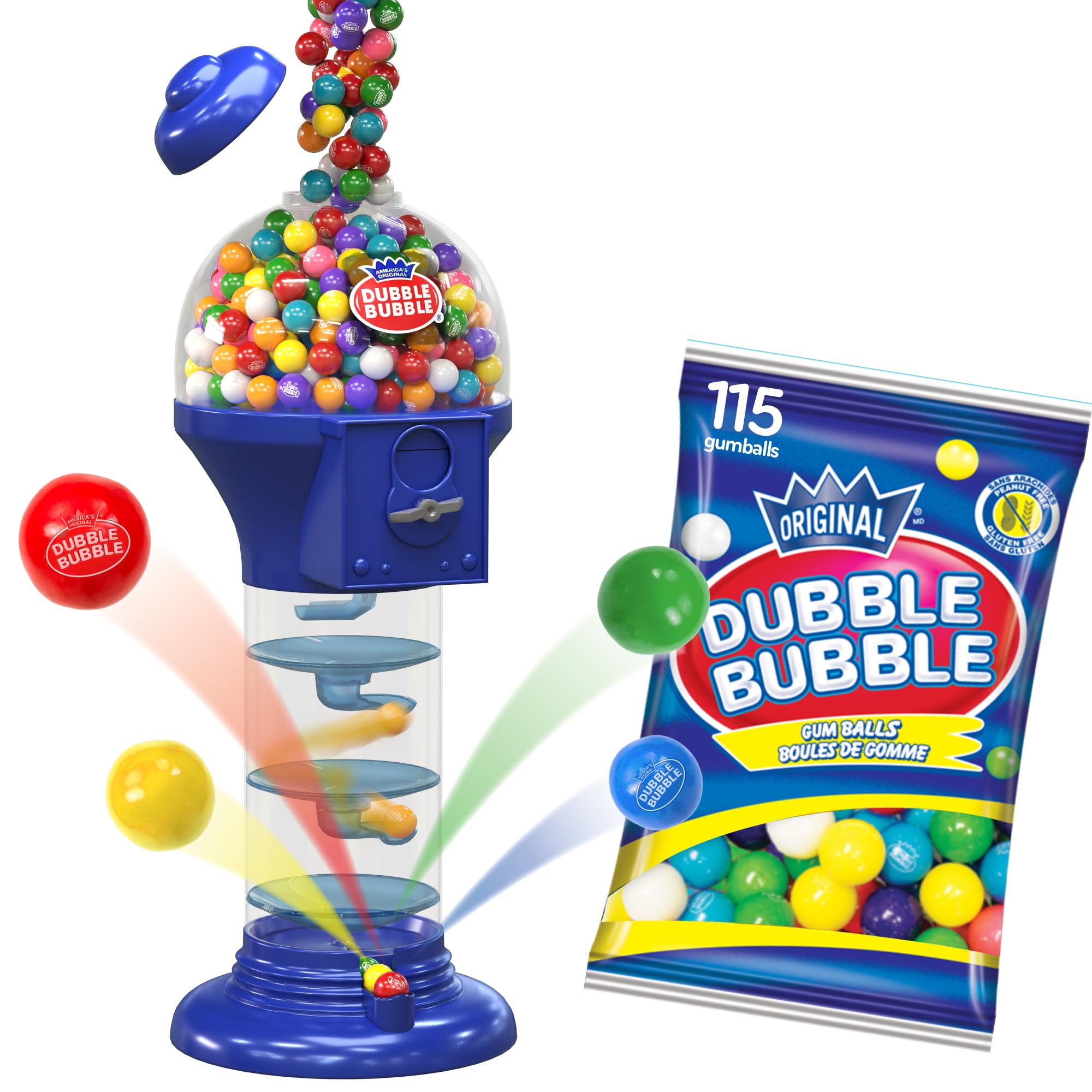 PlayO top open for refilling globe, showing quick refill convenience