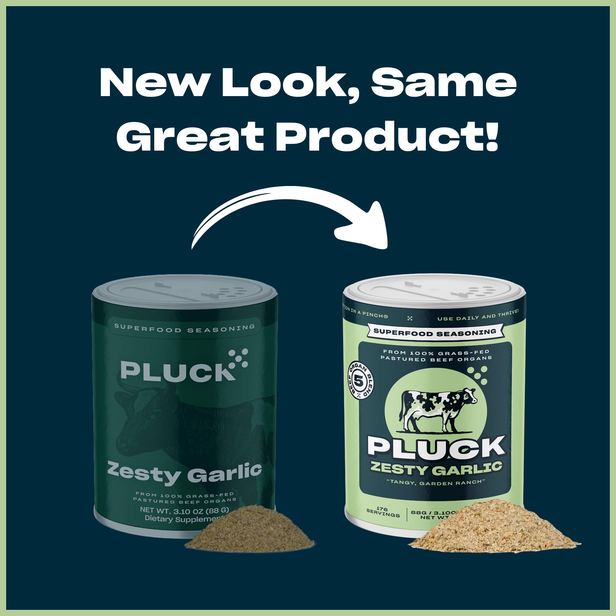 Pluck seasoning sprinkled on steak, adding savory finish and visual appeal