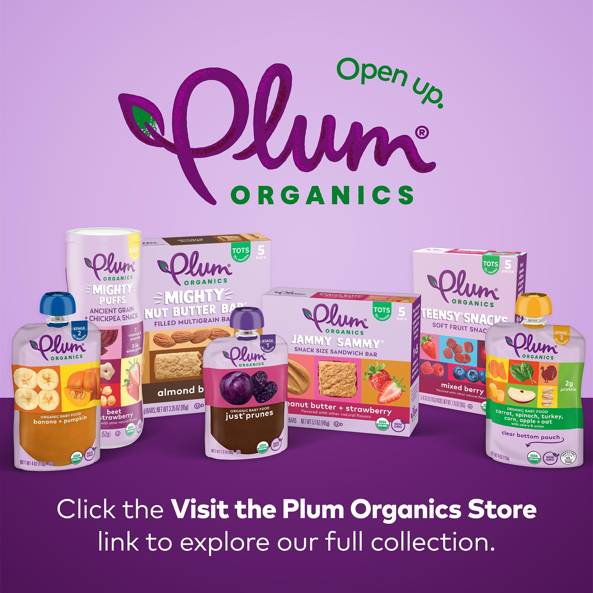 Plum Organics Jammy Sammy enjoyed outdoors, portable organic snack for families