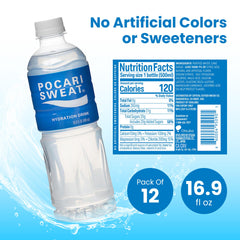 Pocari Sweat close-up of bottle cap and label highlighting safe materials