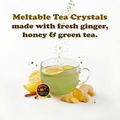 Pocas steaming cup of prepared tea showing warm comfort and quick preparation