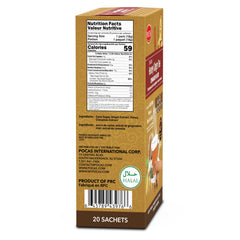 Pocas single stick open with crystals visible for instant convenience