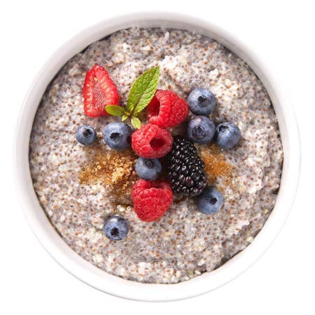 Pancakes made with Pocono cream of buckwheat showing golden color and hearty texture