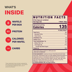 Podium Nutrition single unwrapped stroopwafel displaying caramel filling and snack portability
