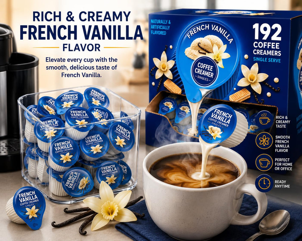 POGALIGHT pouring creamer into coffee showing consistent creamy flavor