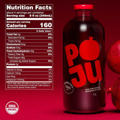 POJU close-up of pulp texture highlighting real fruit body and natural mouthfeel