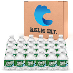 Kelm Int. Poland Spring front-packaging shows the full 48-pack convenience