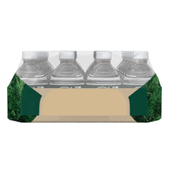 Poland Spring single bottle close-up highlighting clear water quality
