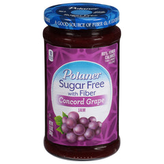 Polaner front of jar showing label and net weight, clear branding and easy identification
