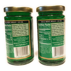 Polaner open jar showing smooth mint jelly texture for spreading