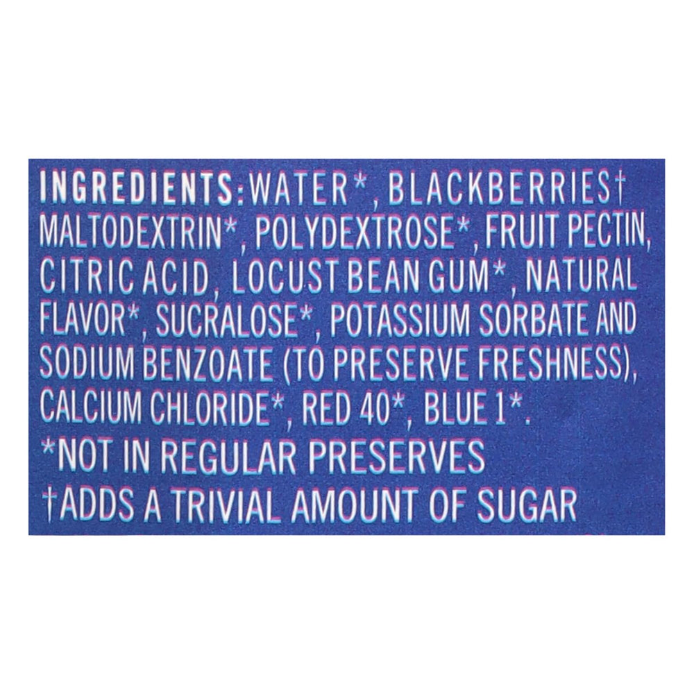 Polaner jar beside a measuring spoon showing 13.5 oz scale and portioning benefit