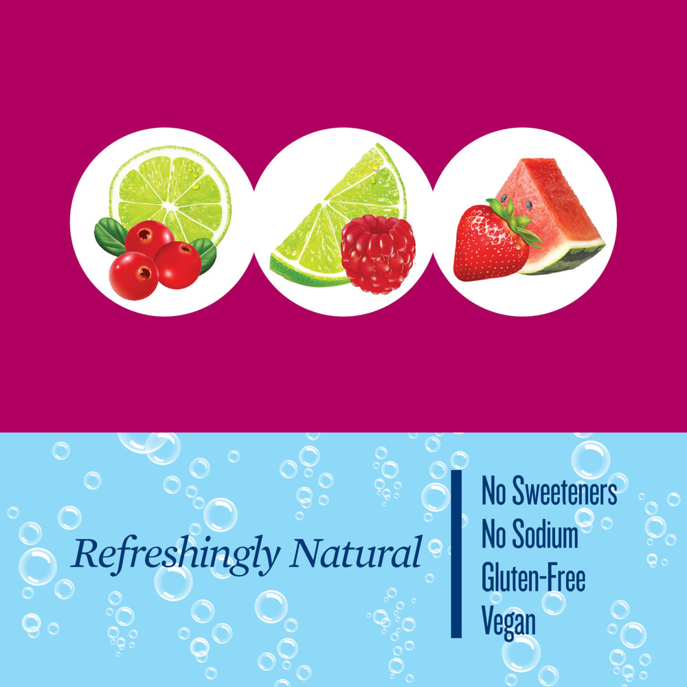 POLAR cranberry lime can close-up highlighting label and refreshing tartness benefit