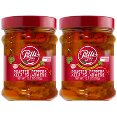 POLLI 1872 front jar view showing label and colorful peppers, highlights convenience