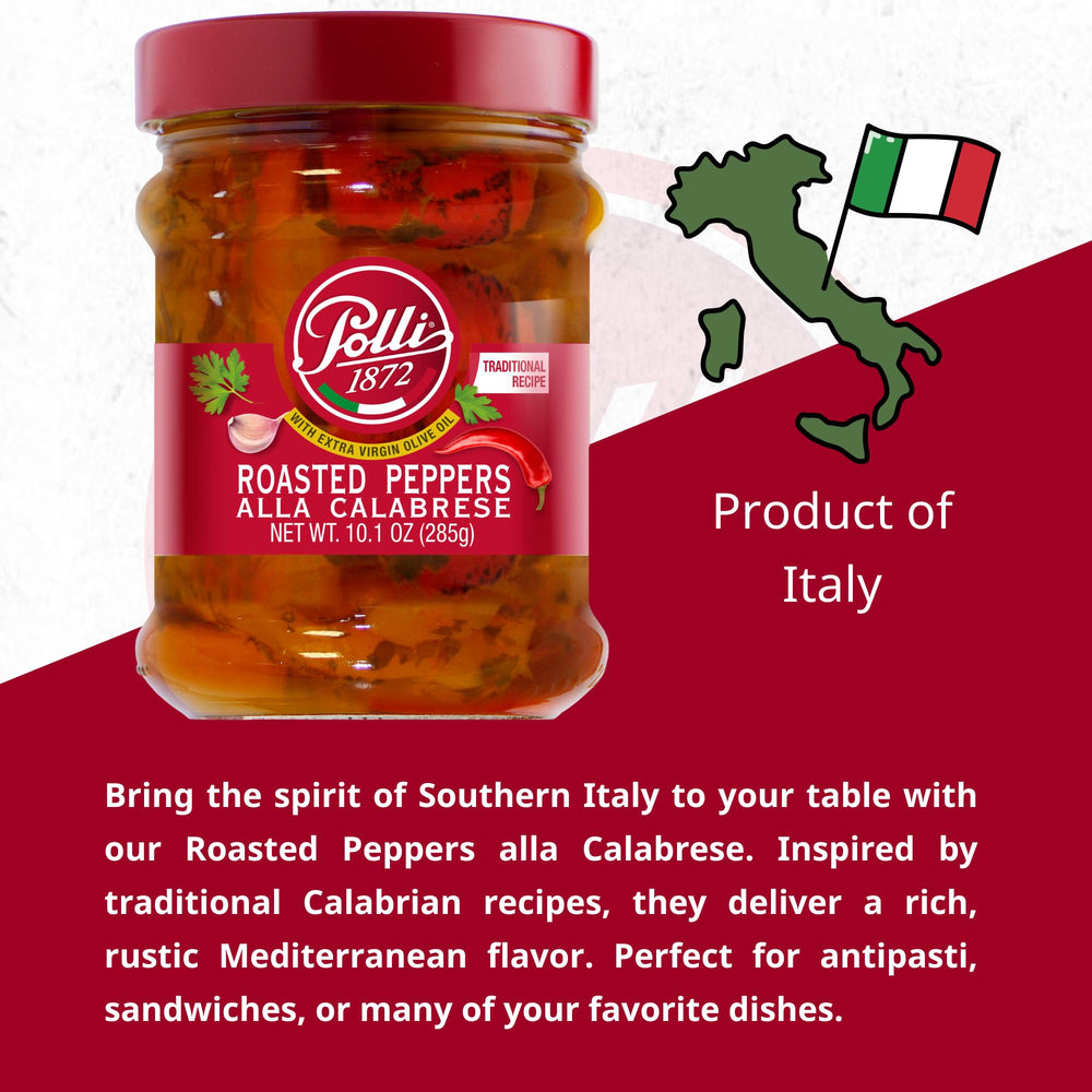 POLLI 1872 open jar with extra virgin olive oil, illustrates ready-to-serve convenience
