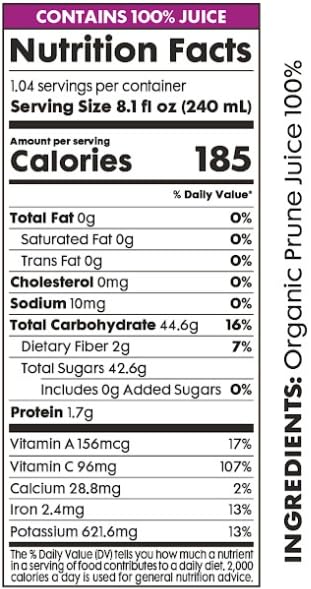 Pomona Organic label and glass bottle detail showing certifications and clean ingredients