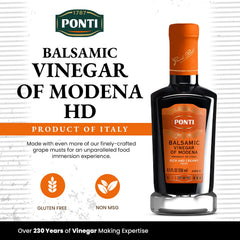 PONTI balsamic pour close up showing rich creamy texture and sheen