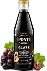 Ponti glaze front bottle showing brand and large size benefit