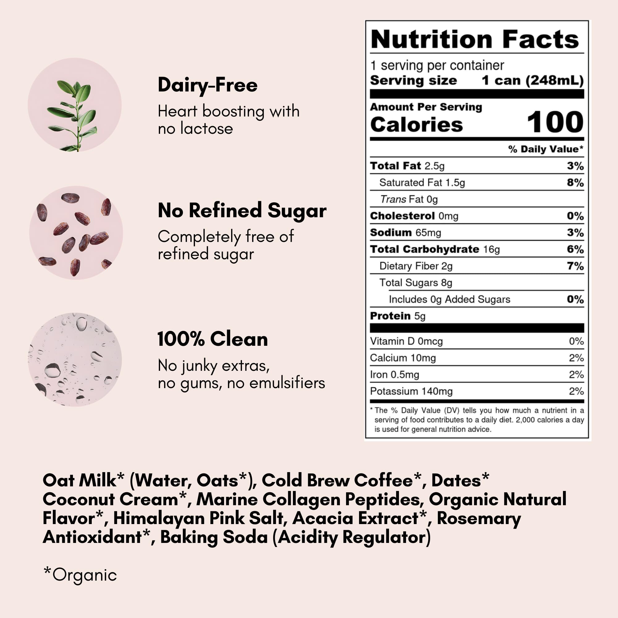 Pop & Bottle close-up can texture highlighting label clarity and clean ingredients