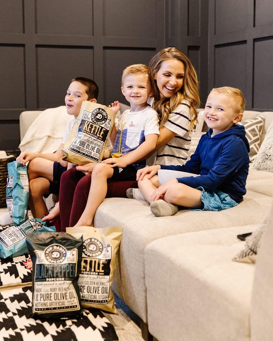 Pop Daddy popcorn in bowl on table illustrating shareable snack and inviting flavor