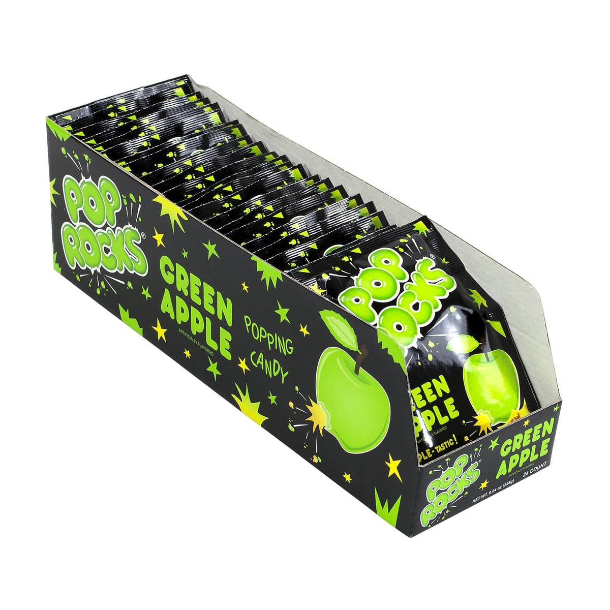 Pop Rocks front packaging showing apple flavor and pouch useful for gifting