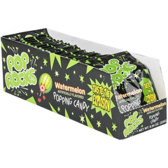 Pop Rocks packet held in hand for scale and easy portability