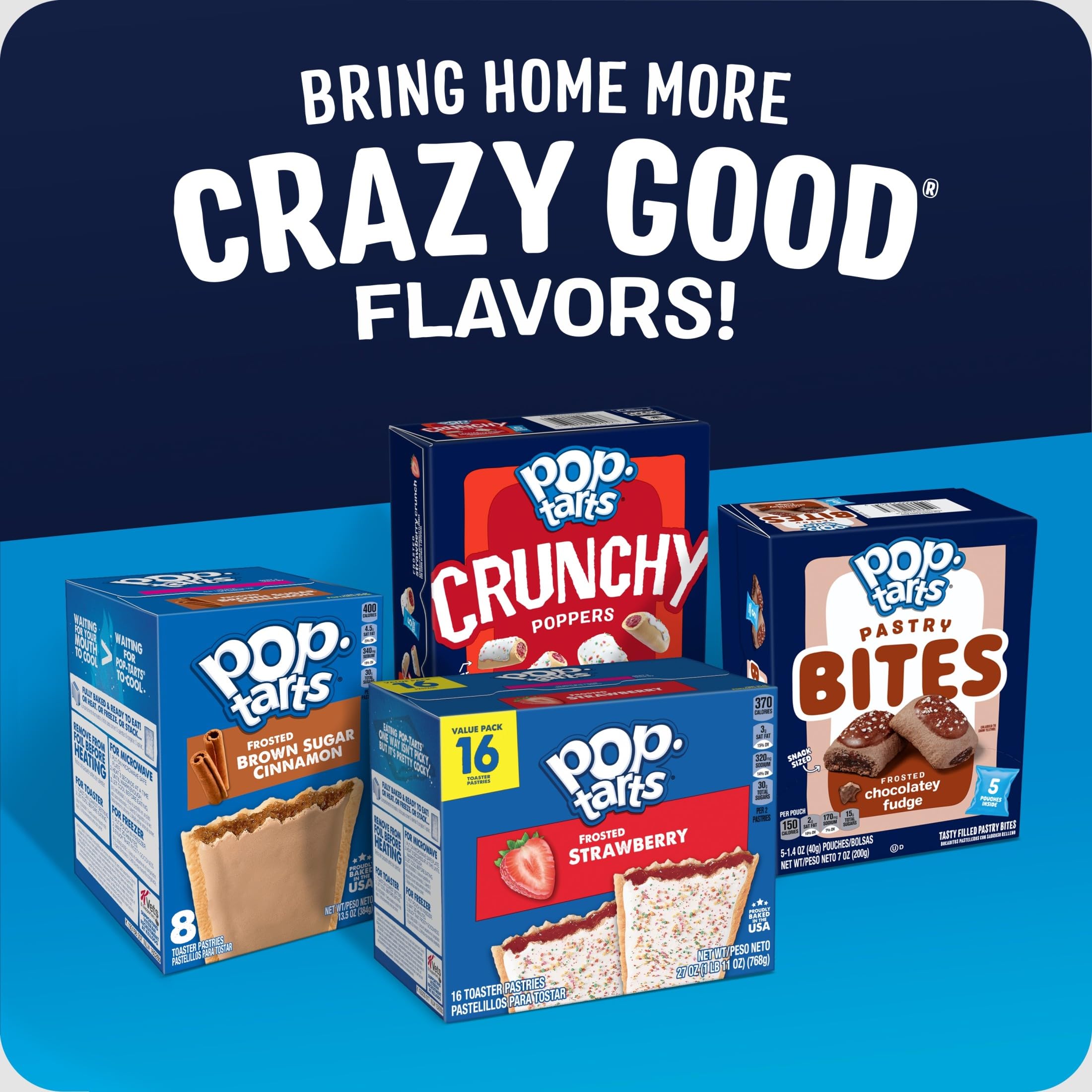 Pop-Tarts Bites inside a school lunchbox, Pop-Tarts easy packable snack for kids